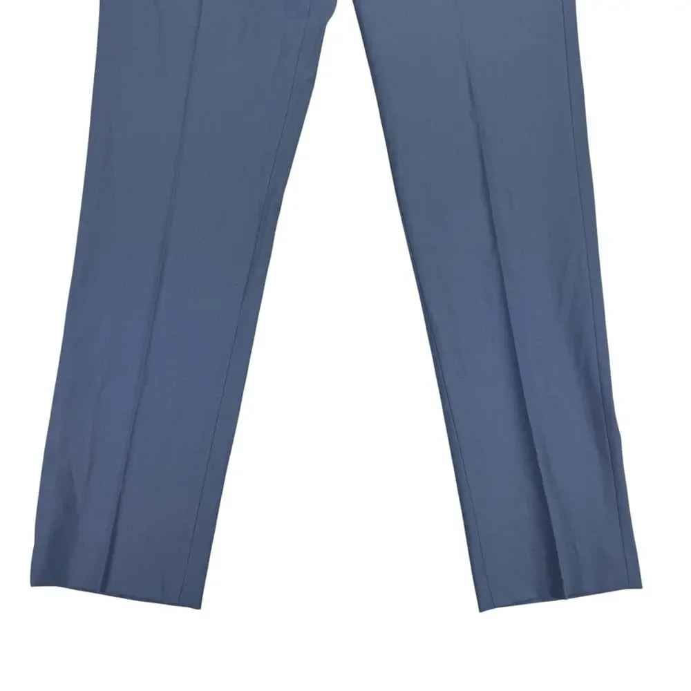 Bar III Mens Slim Fit Wool Blend Solid Power Stretch Suit Pants Light Blue 33x32